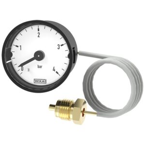 Manômetro com tubo Bourdon, liga de cobre