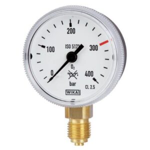 Manômetro com tubo Bourdon, liga de cobre