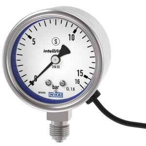 Manômetro com tubo Bourdon com sinal de saída